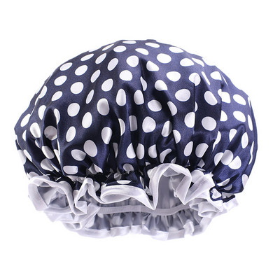 Nagy méretű zuhanysapka szatén vízálló fürdősapka sampon sapka alvó éjszakai hajápolás motorháztető hajtakaró női fürdőszobai kellékek