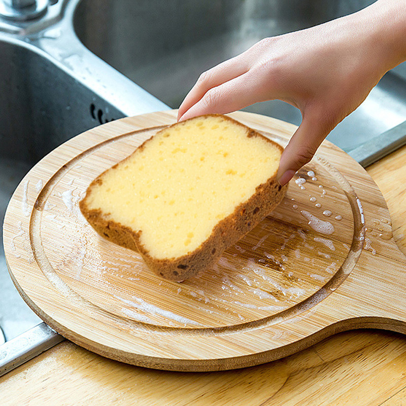Slatke spužvice za pranje posuđa u obliku tosta Perivi alati za ribanje za lonce Tip sendviča Krpa za suđe Kuhinjski ručnik za čišćenje