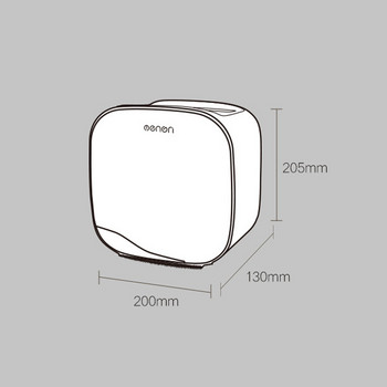 BAISPO Водоустойчив държач за тоалетна хартия Стенен монтаж Тава за тоалетна хартия Ролка Тръба за кърпички Домашна баня Кутия за съхранение Организатор