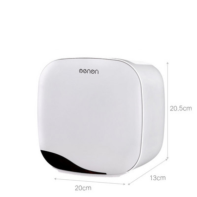 BAISPO Vodootporni držač toaletnog papira Zidna montaža Pladanj za toaletni papir Rola maramica Tuba Kutija za pohranu u kućnoj kupaonici Organizator