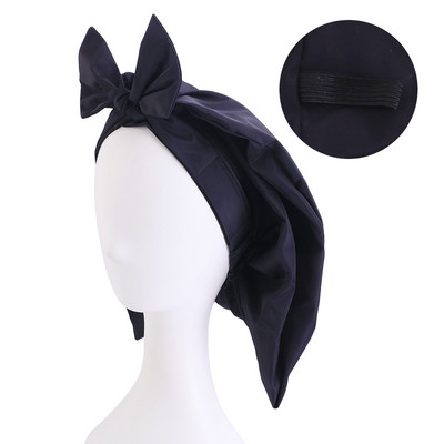 Nova velika mašna Satenski šešir Šešir s čvorovima vodootporna kapa za tuširanje Ženska noćna kapa za spavanje Pokrivalo za glavu duga kosa dreadlock pletenica