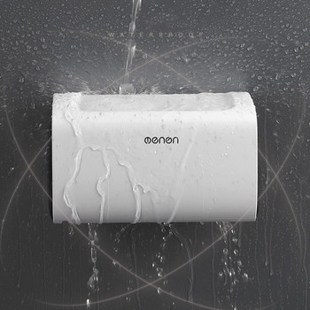 BAISPO Баня Водоустойчиви държачи за тоалетна хартия Стенна кутия за съхранение Двуслойни пластмасови държачи за хартия Преносима кутия за кърпички