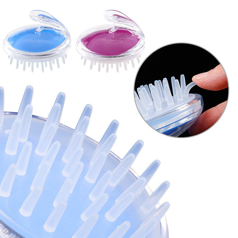 Masažer za kosu, četka za šampon Češalj od mekanog silikona za masažu vlasišta Četka za šampon Češalj za pranje kose Četka za tuširanje