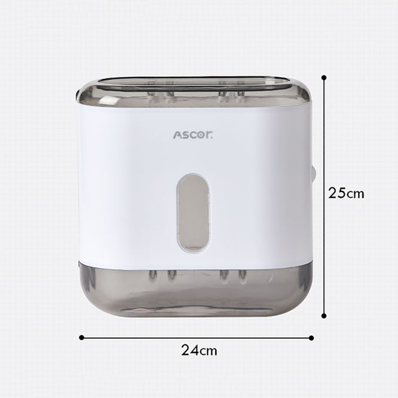 BAISPO držač toaletnog papira bez bušenja Vodootporni spremnik toaletnog papira Vizualizacija Spremište u kupaonici Oprema za kućnu kupaonicu