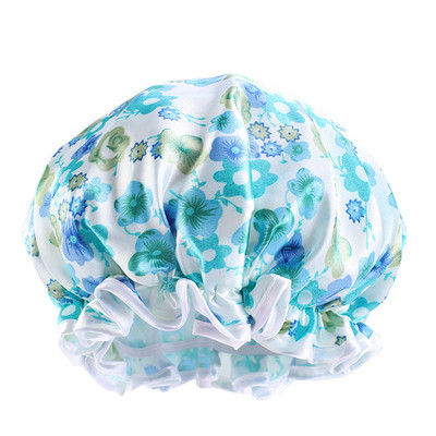 Debela vodootporna kapa za kupanje Dvoslojna kapa za tuširanje Ljepota Šminka Prašina Njega kose Noćno spavanje Satenski šeširi Dodaci za pokrivalo za glavu