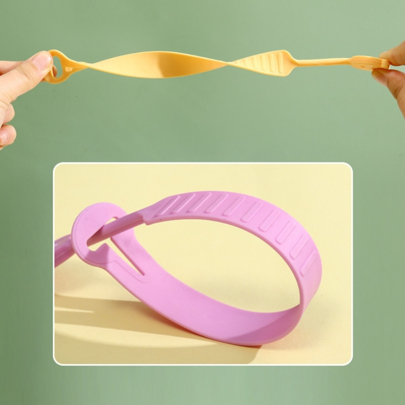 4 gab. Tualetes pacēlāja rīks Cartoon Bear tualetes vāka pacēlāja rokturis Izvairieties pieskarties tualetes vāka vāka pacēlājam vannas istabas dropship