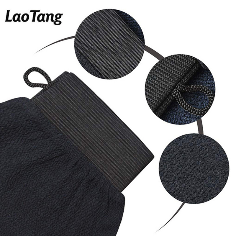 Maroko hamamas šveičiamosios dušo pirštinės, neskausmingos, pašalina negyvą odą kūno šveitikliu Korėjietiškas masažas Mitt vonios kambario valymo priemonė