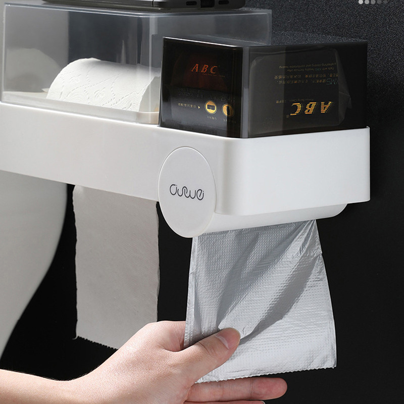 BAISPO Vodootporni držač toaletnog papira Vreća za smeće Higijenski uložak Višenamjenski stalak za pohranu Prijenosni držači toaletnog papira