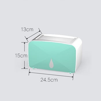 Επιτοίχιες βάσεις χαρτιού υγείας BAISPO Κουτί αποθήκευσης πολλαπλών λειτουργιών Μπάνιο Αδιάβροχο κουτί χαρτομάντιλο Φορητό ράφι χαρτιού Εργαλεία
