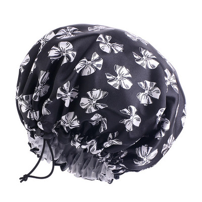 Novi podesivi dvoslojni vodootporni poklopci za glavu Kuhinjska šminka Napa protiv ulja Šampon Podebljana kapa za spavanje Kapa za kupanje