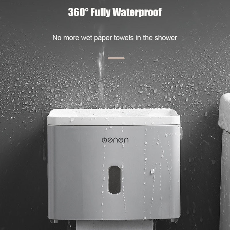 BAISPO višenamjenska kutija za papirnate maramice, jaka nosiva kutija za papirnate maramice, kutija s utorom za mobilni telefon, neklizajuća velika platforma