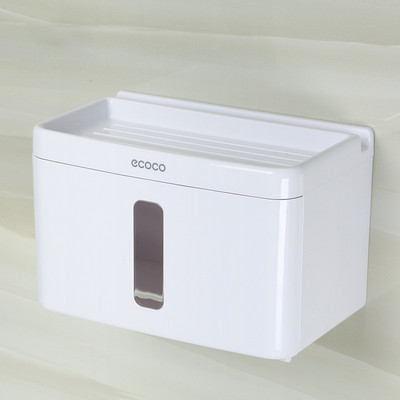 BAISPO prijenosni držač toaletnog papira Kućna vodootporna kutija za maramice Zidni dozator higijenskog papira za stalak za pohranu u kupaonici