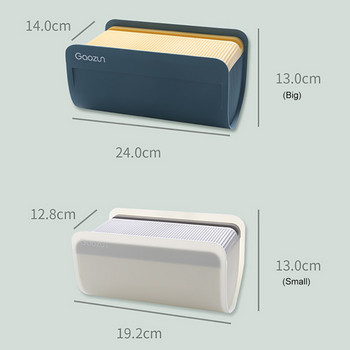 BAISPO Монтирана на стена водоустойчива кутия за кърпички Творчески държач за тоалетна хартия за баня Преносим държач за съхранение Аксесоари за баня