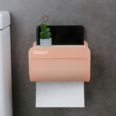 BAISPO zidna vodootporna kutija za maramice Kreativni držač toaletnog papira za kupaonicu Prijenosni držač za pohranu Kupaonski pribor