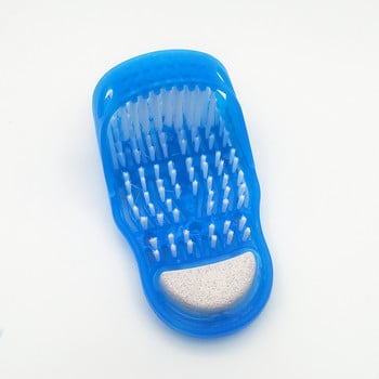 Πλαστικό μπάνιο ντους ποδιών μασάζ Παντόφλες Παπούτσια μπάνιου Βούρτσα ελαφρόπετρας Foot scrubber Spa Shower Remove Dead Skin Foot Care Tool