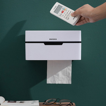 BAISPO Creative Punch Без държач за тоалетна хартия Водоустойчива кутия за кърпички Преносима кутия за съхранение на баня за домашни аксесоари за баня