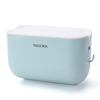 BAISPO prijenosni držač toaletnog papira Zidna vodootporna kutija za maramice Kupaonska kutija za pohranu bez bušenja Kućna kupaonska oprema