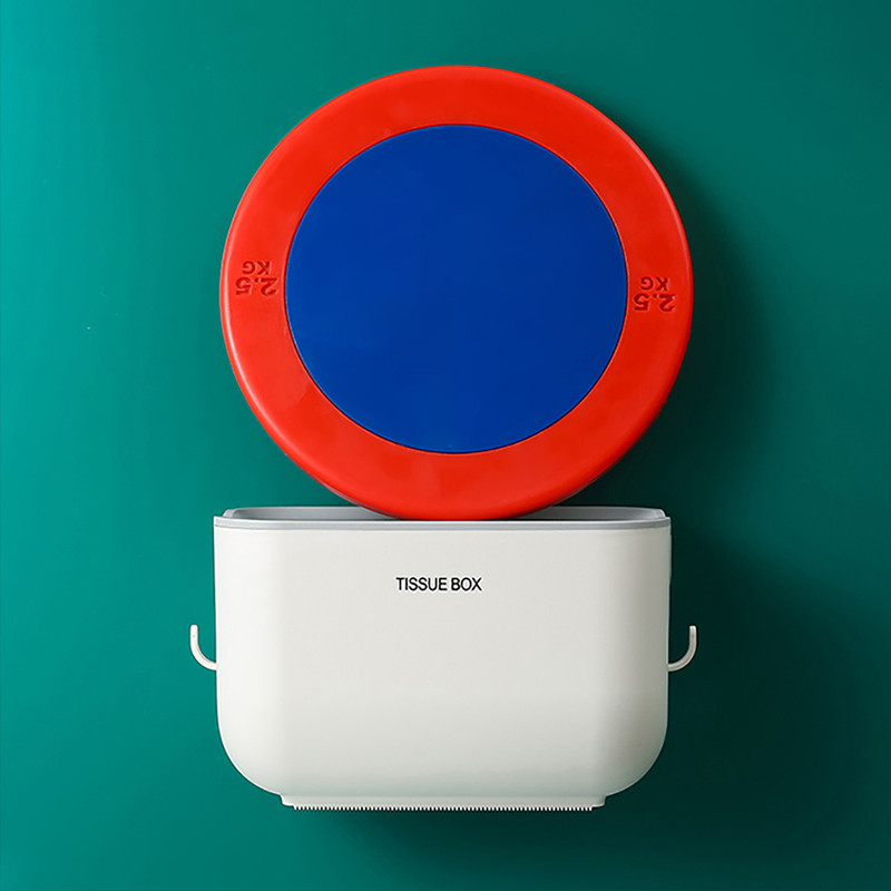 BAISPO prijenosni držač toaletnog papira Zidna vodootporna kutija za maramice Kupaonska kutija za pohranu bez bušenja Kućna kupaonska oprema