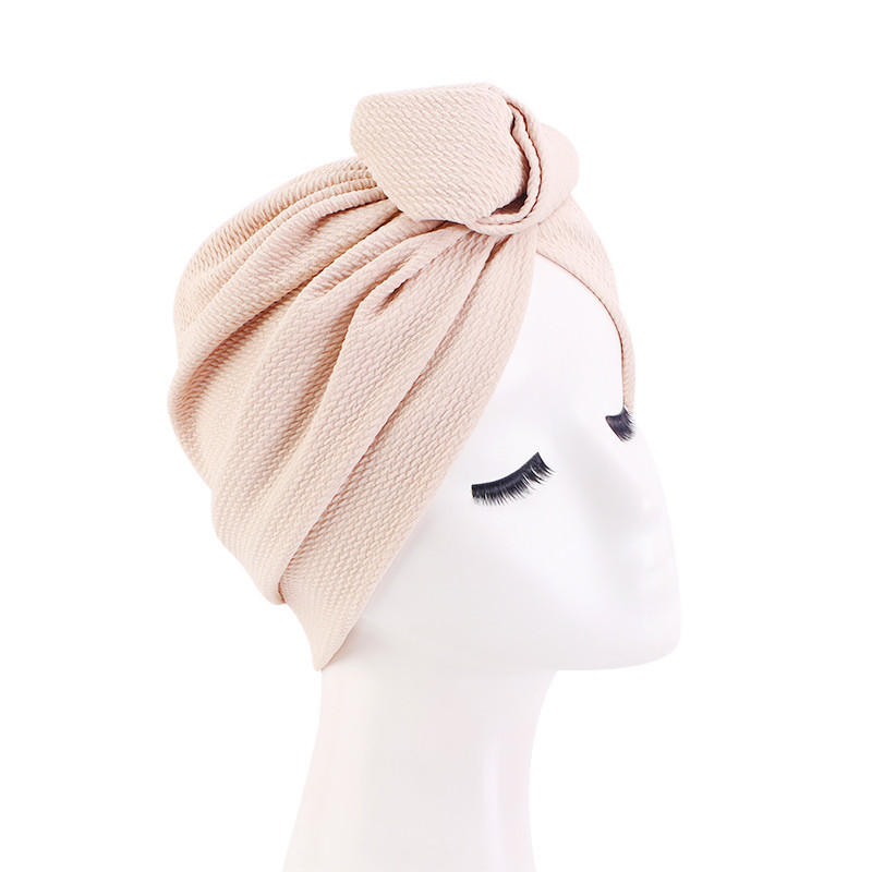 Novi ženski gornji turban s čvorovima na glavi, omoti za glavu, indijski šešir, muslimanski spremni za nošenje, Hiajbs, muslimanski turbante, mujer, dodaci za kosu