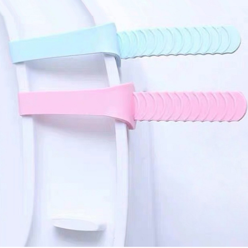 Jauks mājas pacēlājs salokāms silikona sanitārais sēdekļa pārvalks pacelšanas ierīce pārnēsājama tualete Closestool sēdekļa rokturis tualetes sēdekļa pārvalks