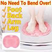 TPR silikonska četka za kupaonicu, ribanje stopala, tuš, strugač za leđa, četka za čišćenje, piling, masaža stopala, pranje, neklizajuća prostirka za kupanje