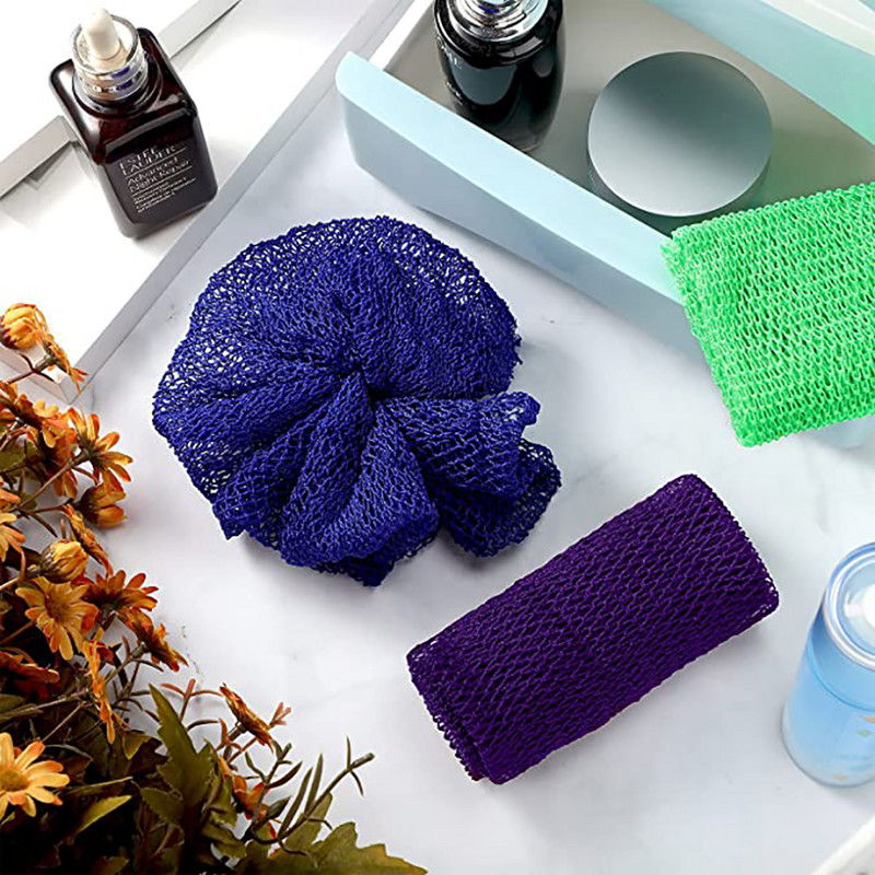 African Bath Sponge, 31,5in African Net Fourdrinier vonios kempinė Šveičiamasis kūno nugaros dušo šveitiklis lygesnei odai