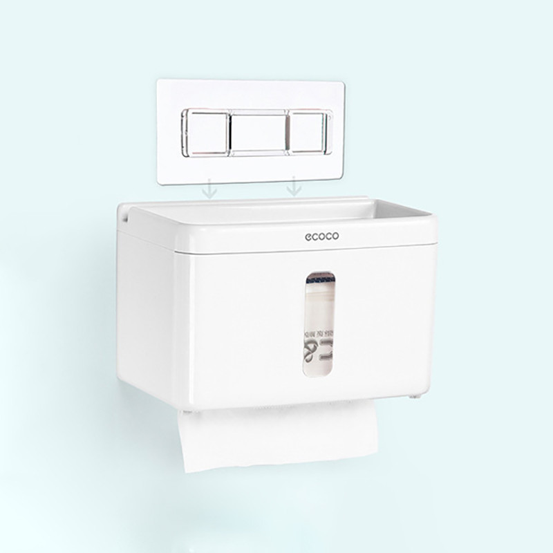 BAISPO prijenosni držači toaletnog papira, zidni stalak za maramice s policom za telefon za kupaonicu, kuhinju, vodootporan držač toaletnog papira