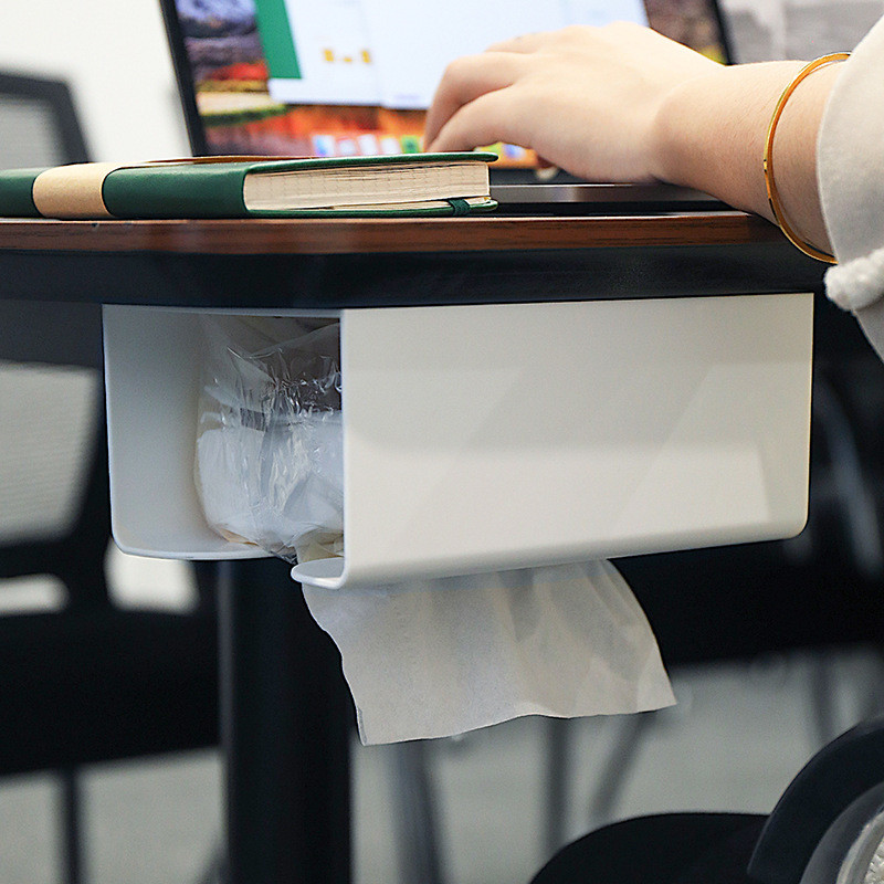 BAISPO pārnēsājamais tualetes papīra turētājs Pie sienas stiprināms tualetes papīra dozators Sākums Vienkārša salvešu uzglabāšanas kaste vannas istabas virtuvei