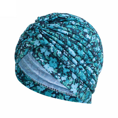 Új női nyomat virágcsomó rák fodros kemo sapka sapka sál Turbán fejpakolás kötött sapka hajhullás elleni kiegészítők