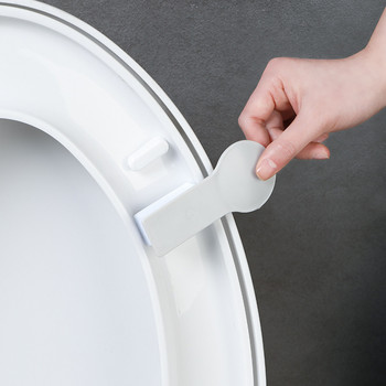 Κάλυμμα καθίσματος τουαλέτας Κολλητική λαβή ανύψωσης Αποφύγετε την επαφή Hygienic Prevent Dirtyhand Lifting Αυτοκόλλητο εργαλείο Αξεσουάρ μπάνιου