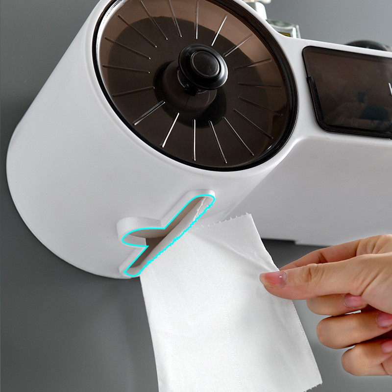 Držač toaletnog papira za kupaonicu Vodootporna zidna kutija za maramice Višenamjenski stalak za pohranu Rolna kutija za pohranu papira