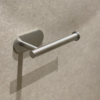 Διανομέας χαρτιού τουαλέτας από ανοξείδωτο χάλυβα Διανομέας ρολού τοίχου χωρίς διάτρηση Βάση πετσετών οικιακής τουαλέτας Οργανωτής μπάνιου