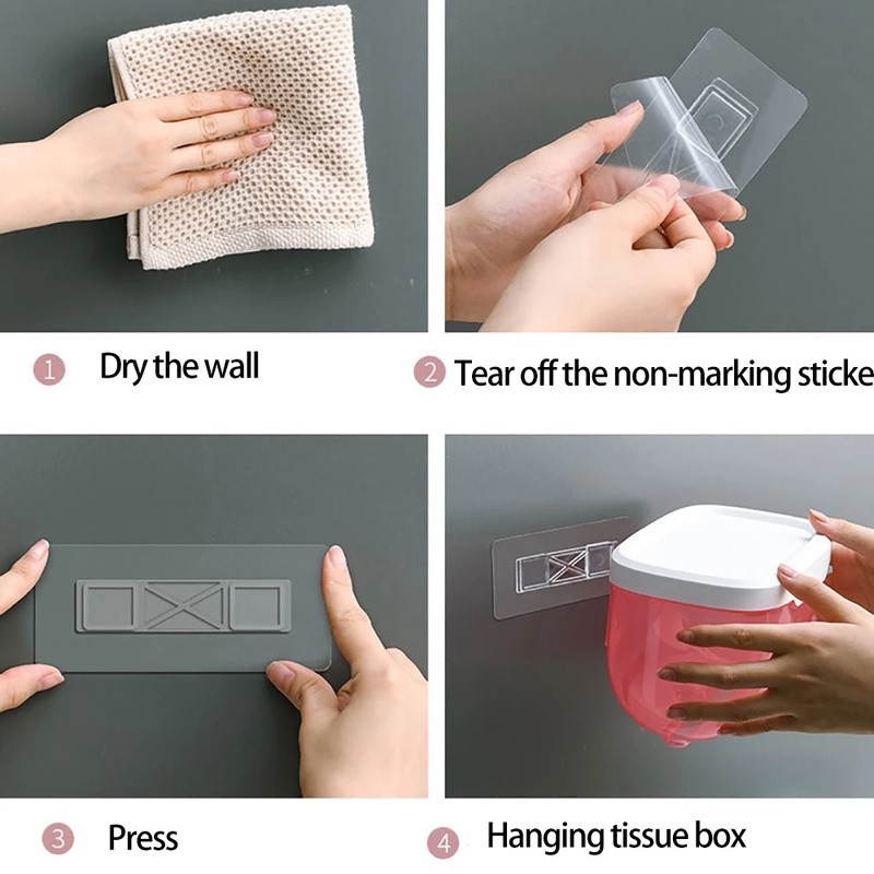 Plastikinis ritinėlių laikiklis be smūgių