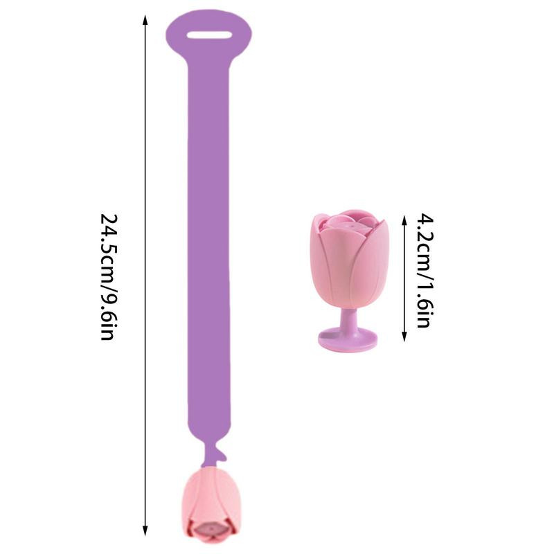 Nordic tualeto sėdynės pakėlimo rinkinys Universalus tualeto dangčio pakeliamos rankenos su mielomis gėlių formomis namų tualeto dangčio rankena tualeto užvalkalas