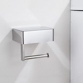 Držač toaletnog papira s dispenzerom za maramice Polica za odlaganje maramica za kupaonicu Zidni nosač od nehrđajućeg čelika Zidni nosač od nehrđajućeg čelika