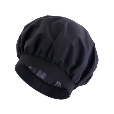 Új vízálló zuhanysapka fürdősapka vastag rugalmas fürdősapka női gyógyfürdőhöz való tartozék Hajfejfedő hajturbán