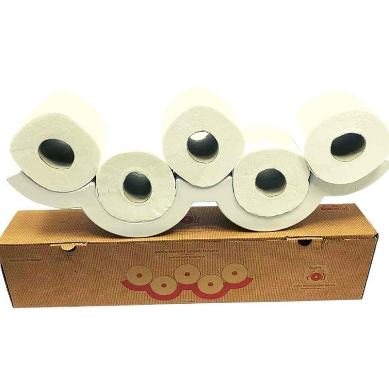 Višestruki držač toaletnog papira Rola WC listova Kiveta Organizator Polica za pohranu Kupaonski dodaci Zidni stalak za tuširanje