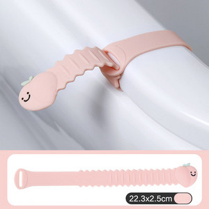 Crtani voćni silikonski podizač poklopca WC školjke protiv prljanja Podizač WC sjedala Uređaj za podizanje Ručka poklopca WC školjke za putne dodatke