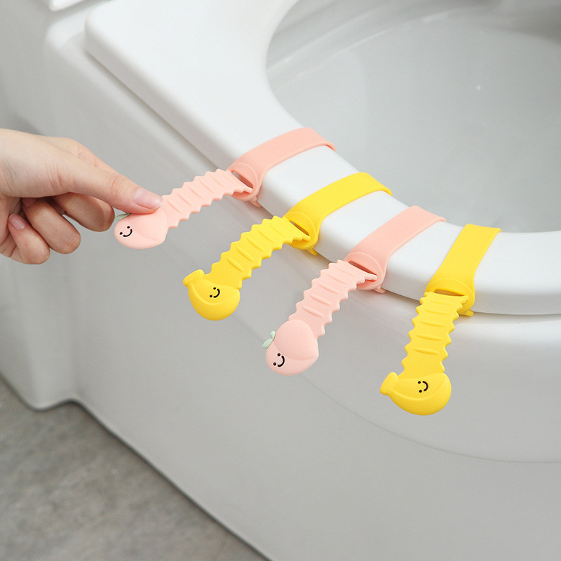 Crtani voćni silikonski podizač poklopca WC školjke protiv prljanja Podizač WC sjedala Uređaj za podizanje Ručka poklopca WC školjke za putne dodatke