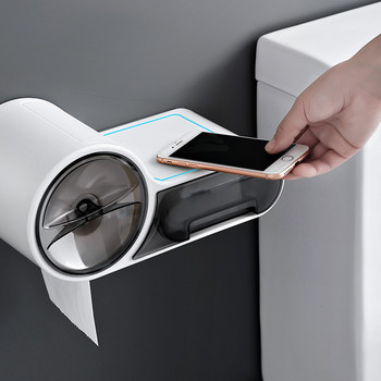 Φορητή θήκη χαρτιού υγείας BAISPO Ράφι αποθήκευσης για το σπίτι Creative Hygienic Paper Dispenser Αδιάβροχο κουτί χαρτιού τοίχου