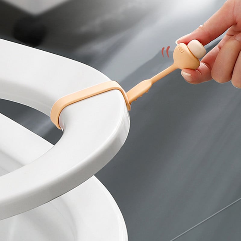 Tualetes sēdekļi Lifter Sēnēm līdzīga dizaina silikona rokturis tualetes sēdekļu pacelšanai Izvairieties pieskarties ar silikona rokturiem tualete