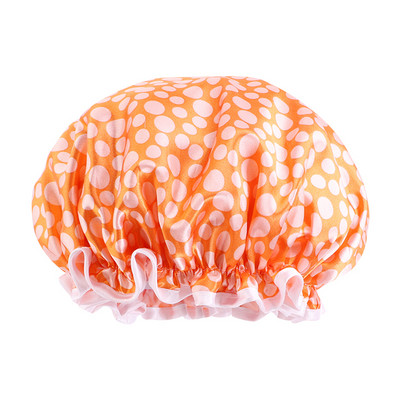 Reverzibilna dječja satenska kapa za tuširanje Oprema za šešire za kupaonicu Dvoslojni tuš Vodootporne podesive kape za zaštitu kose za djevojčice