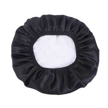 Χονδρή επένδυση μικροϊνών Καπέλα ντους Satin Beanie Κάλυμμα ντους Διπλής στρώσης Κάλυμμα ντους Καπέλα μπάνιου Αξεσουάρ Καπέλα με προστασία από τη σκόνη