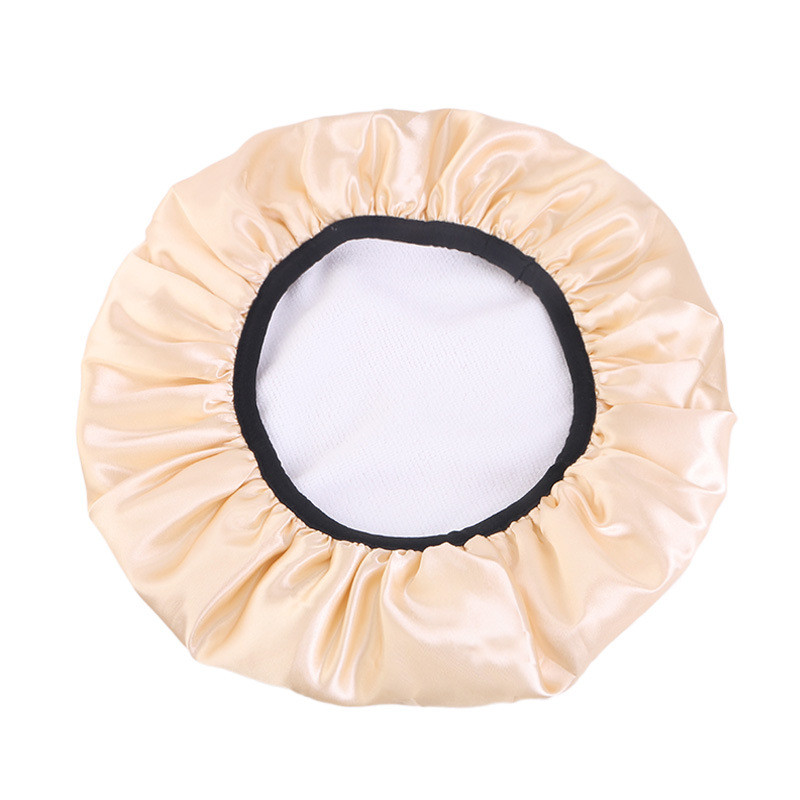 Debela podstava od mikrovlakana Kapa za tuširanje Satenska kapica Šešir za kosu Dvoslojna navlaka za tuširanje Kapa za kupanje Šeširi otporni na prašinu Dodaci