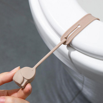 Страхотен антидеформиран, спестяващ труд регулируем силиконов повдигач на капака на тоалетната чиния Лек повдигач на капака на тоалетната чиния Консумативи за баня