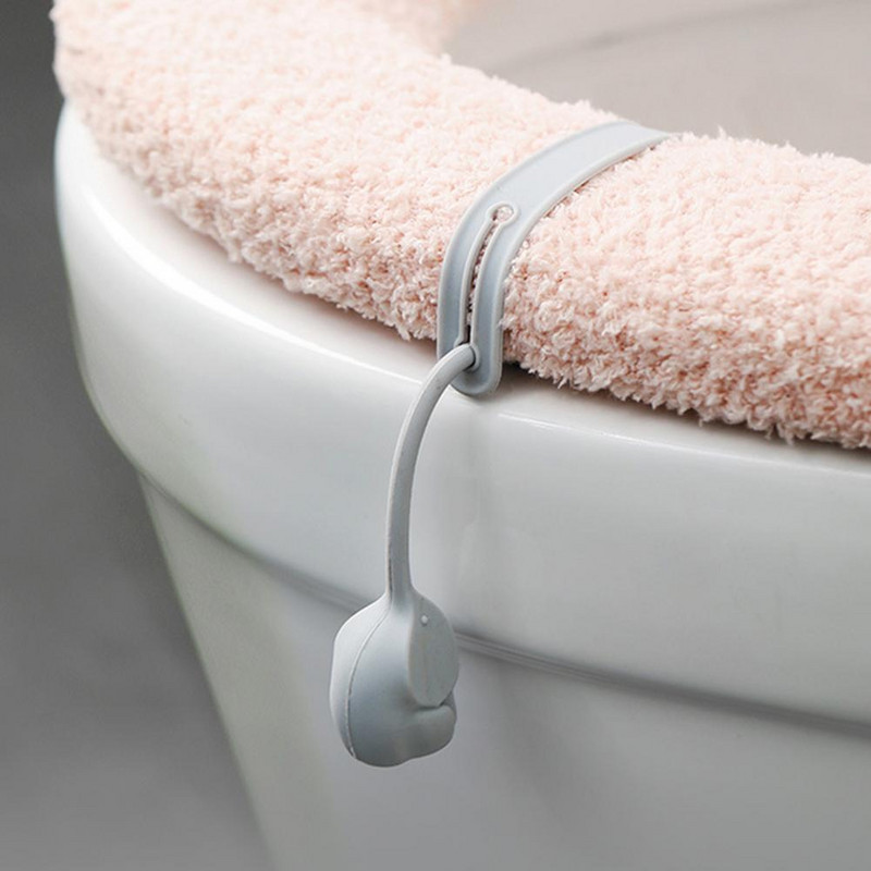 Lieliski pret deformāciju un darbu taupoši regulējami silikona tualetes vāka pacēlāji, viegls tualetes pārsega pacēlājs vannas istabas piederumi