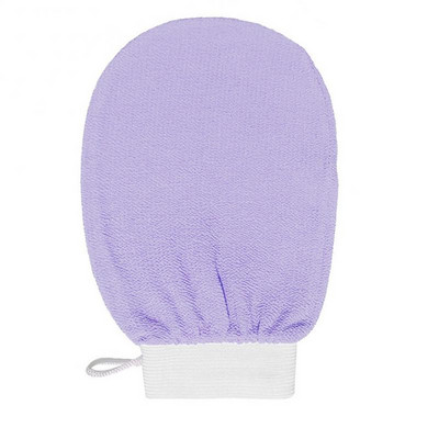 1PC Scrub Exfoliating Gloves Back Scrub Dead Skin Sejas masāžas cimdi Izturīgi vairāku krāsu dziļi attīroši dvieļi dušai