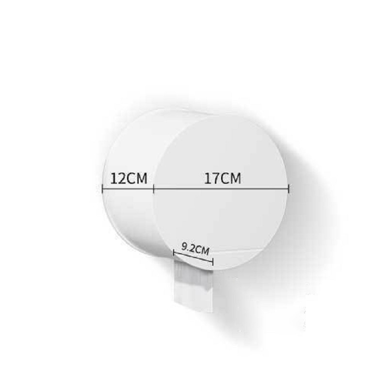 Kupaonska kutija za papirne maramice koja se montira na zid Minimalistički držač toaletnog papira Vodootporna kutija za pohranjivanje papira Dodaci za kupaonicu bez bušenja