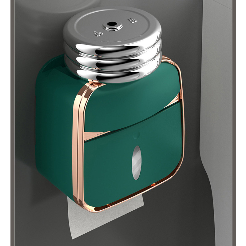 Zidni držač toaletnih maramica Kutija za pohranu kupaonskih maramica Vodootporni organizator za izvlačenje papira