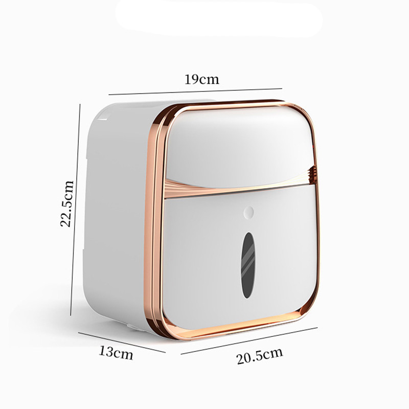 Zidni držač toaletnih maramica Kutija za pohranu kupaonskih maramica Vodootporni organizator za izvlačenje papira